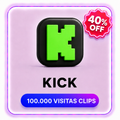 100000 VISITAS KICK
