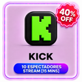 10 ESPECTADORES STREAM [15 MINS] KICK