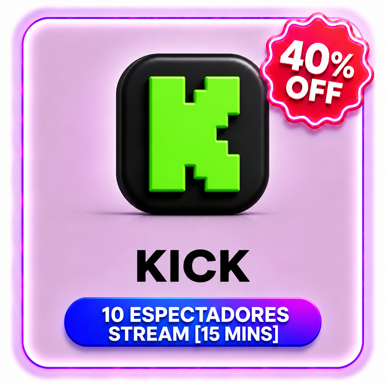 10 ESPECTADORES STREAM [15 MINS] KICK