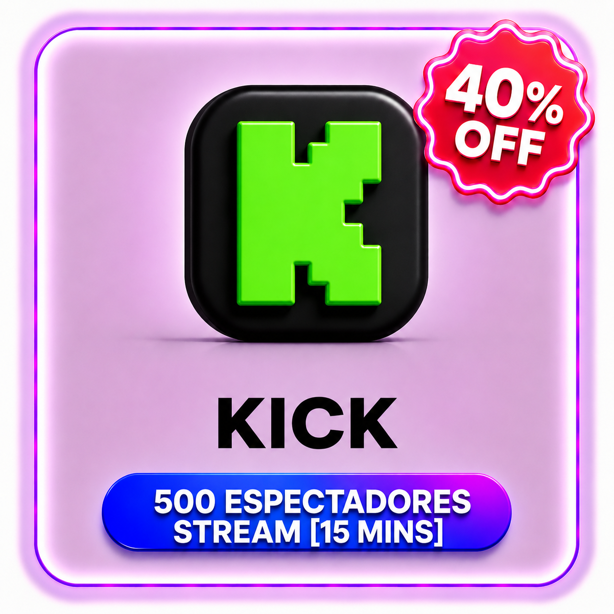 500 ESPECTADORES STREAM [15 MINS] KICK