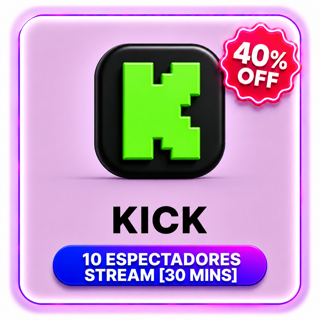 10 ESPECTADORES STREAM [30 MINS] KICK