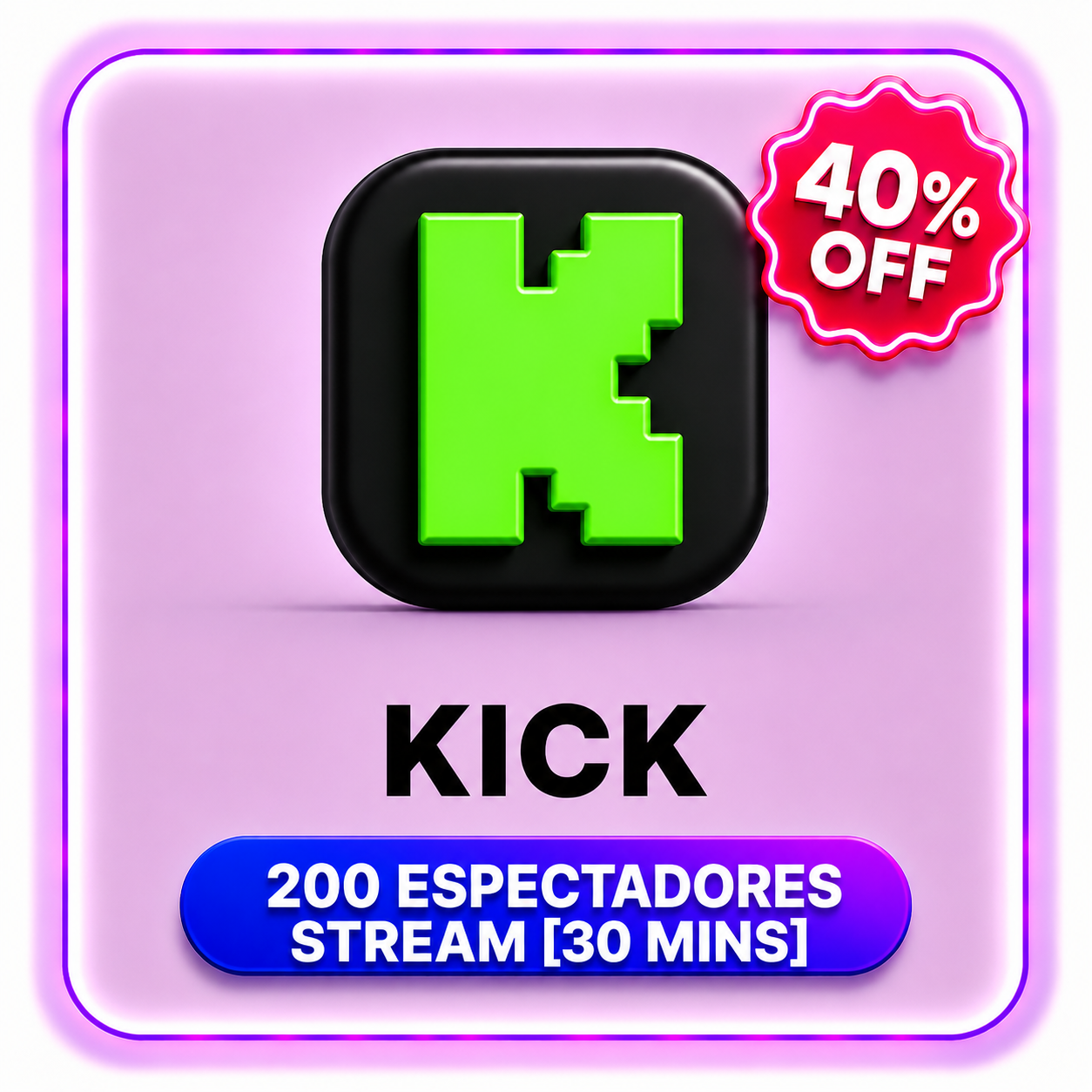 200 ESPECTADORES STREAM [30 MINS] KICK