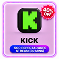 500 ESPECTADORES STREAM [30 MINS] KICK
