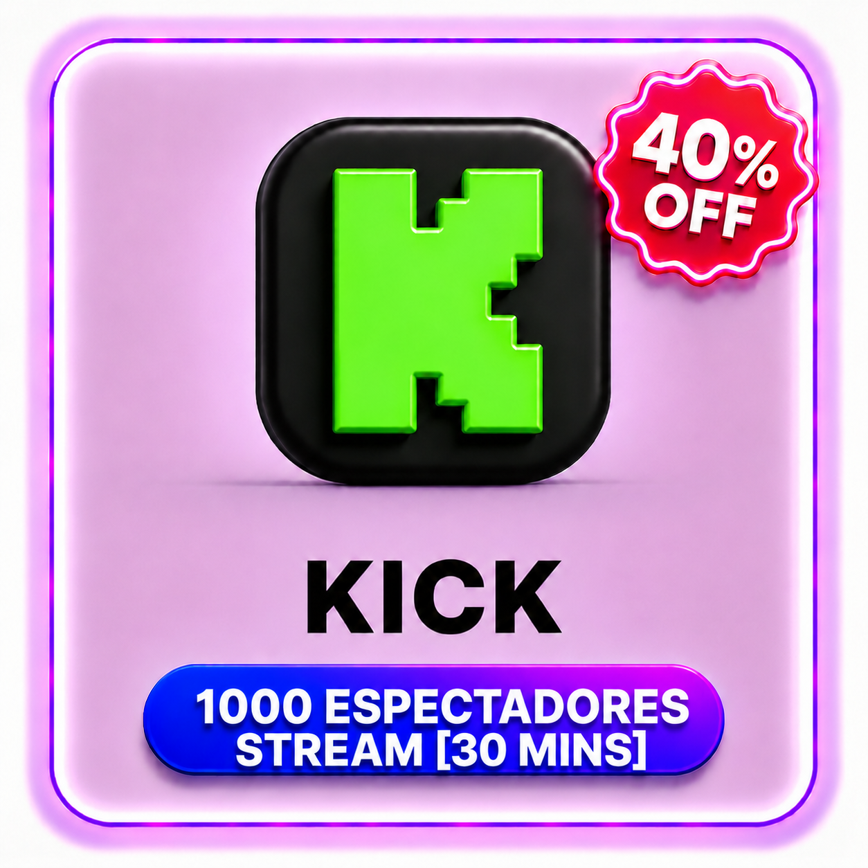 1000 ESPECTADORES STREAM [30 MINS] KICK