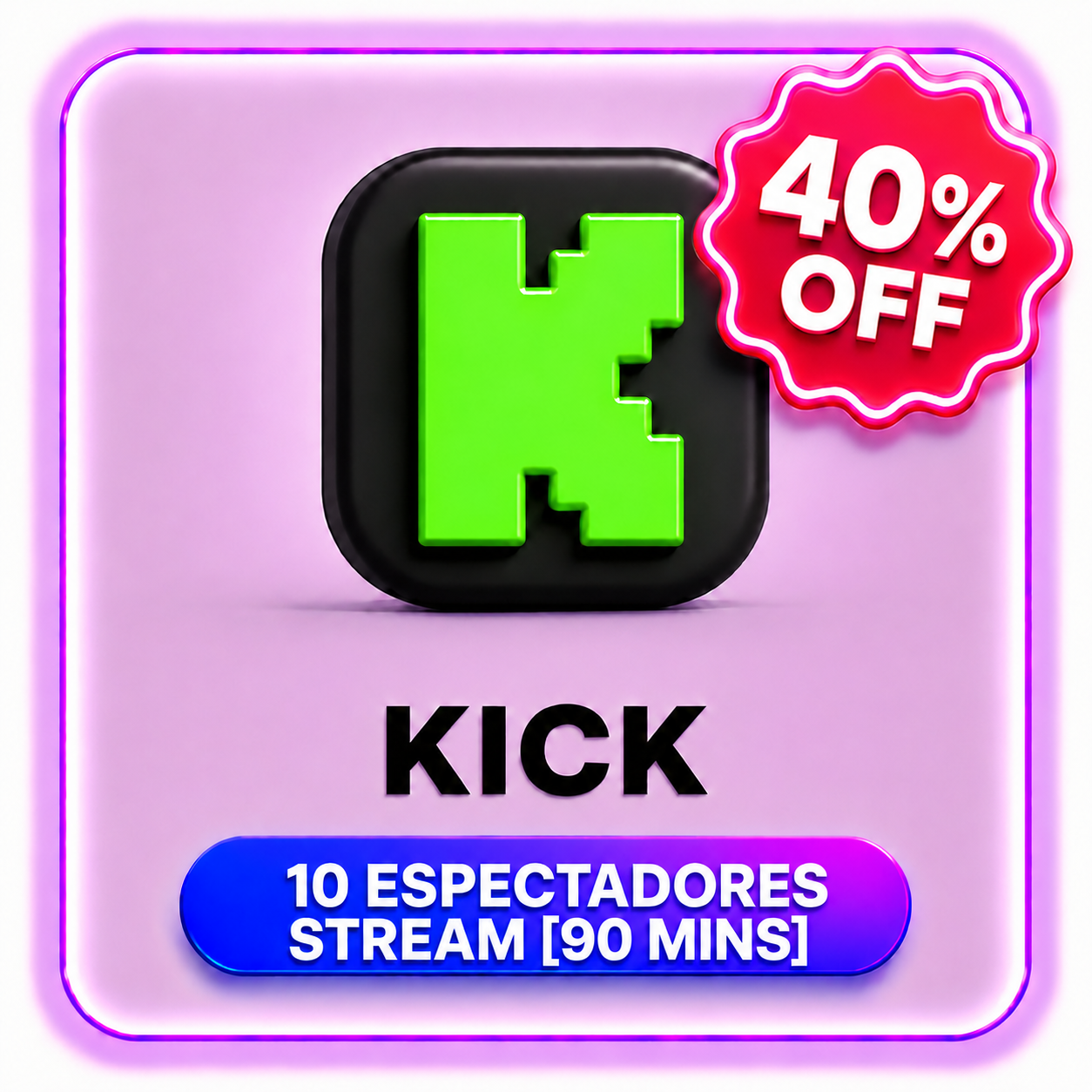 10 ESPECTADORES STREAM [90 MINS] KICK