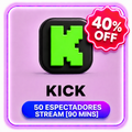 50 ESPECTADORES STREAM [90 MINS] KICK