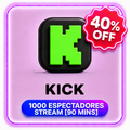 1000 ESPECTADORES STREAM [2 HORAS] KICK