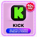 50 ESPECTADORES STREAM [2 HORAS] KICK
