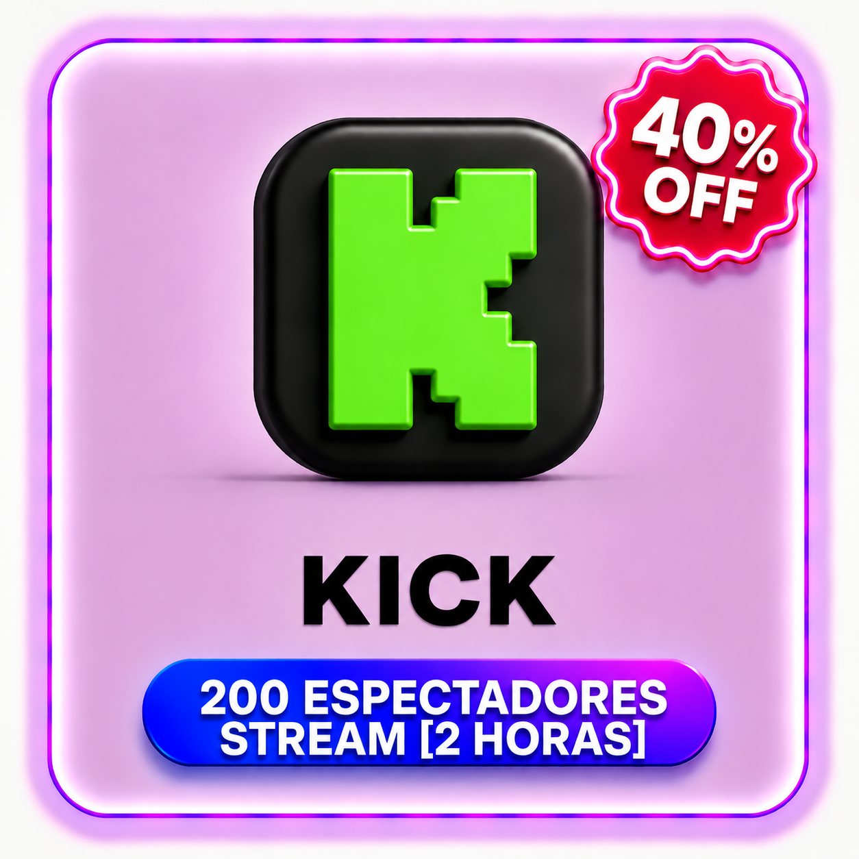 200 ESPECTADORES STREAM [2 HORAS] KICK