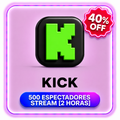 500 ESPECTADORES STREAM [2 HORAS] KICK