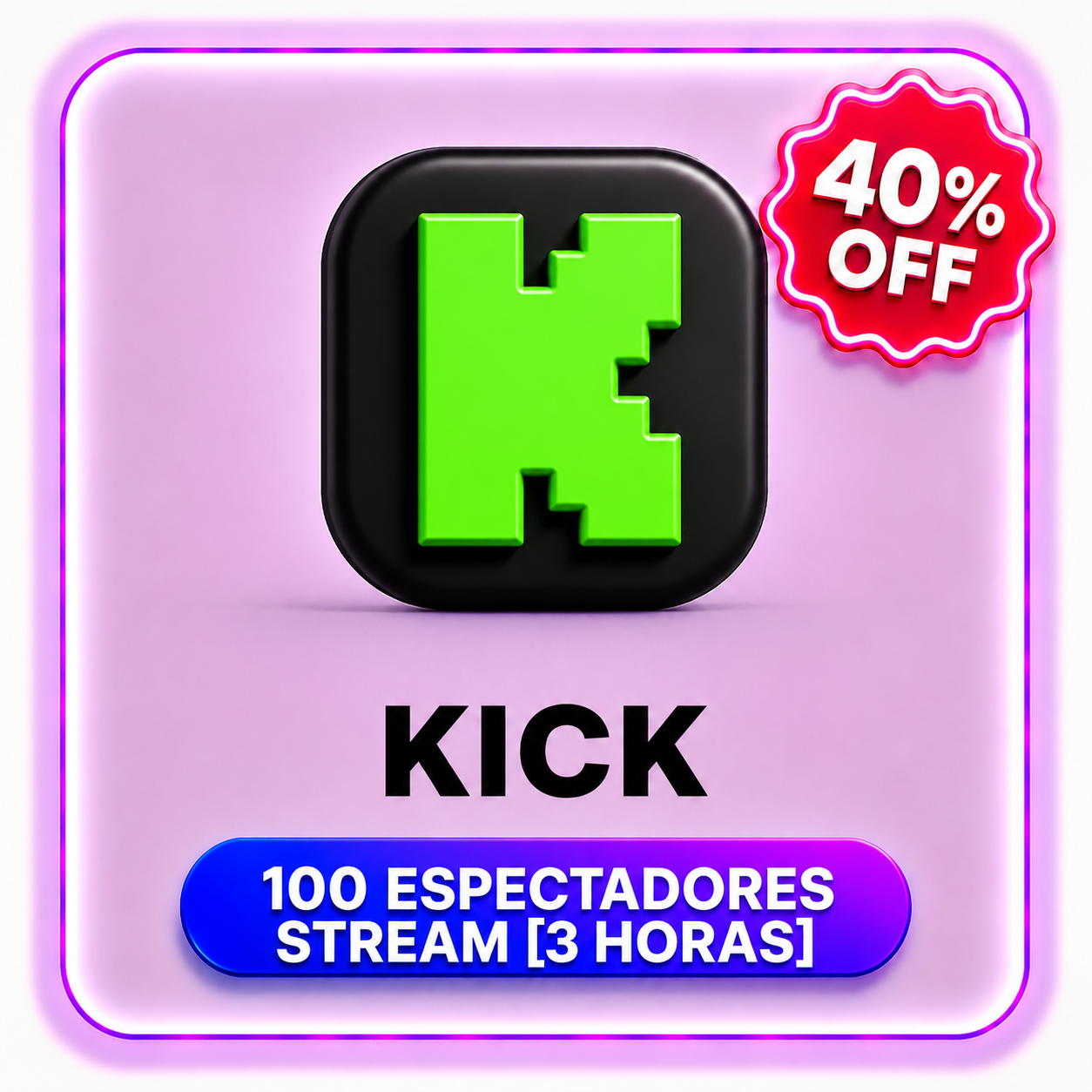 100 ESPECTADORES STREAM [3 HORAS] KICK