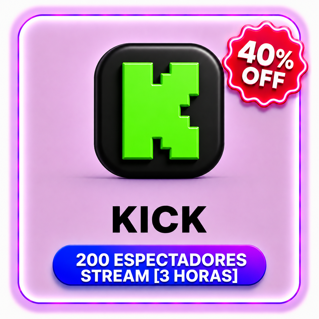 200 ESPECTADORES STREAM [3 HORAS] KICK