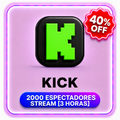 2000 ESPECTADORES STREAM [4 HORAS] KICK