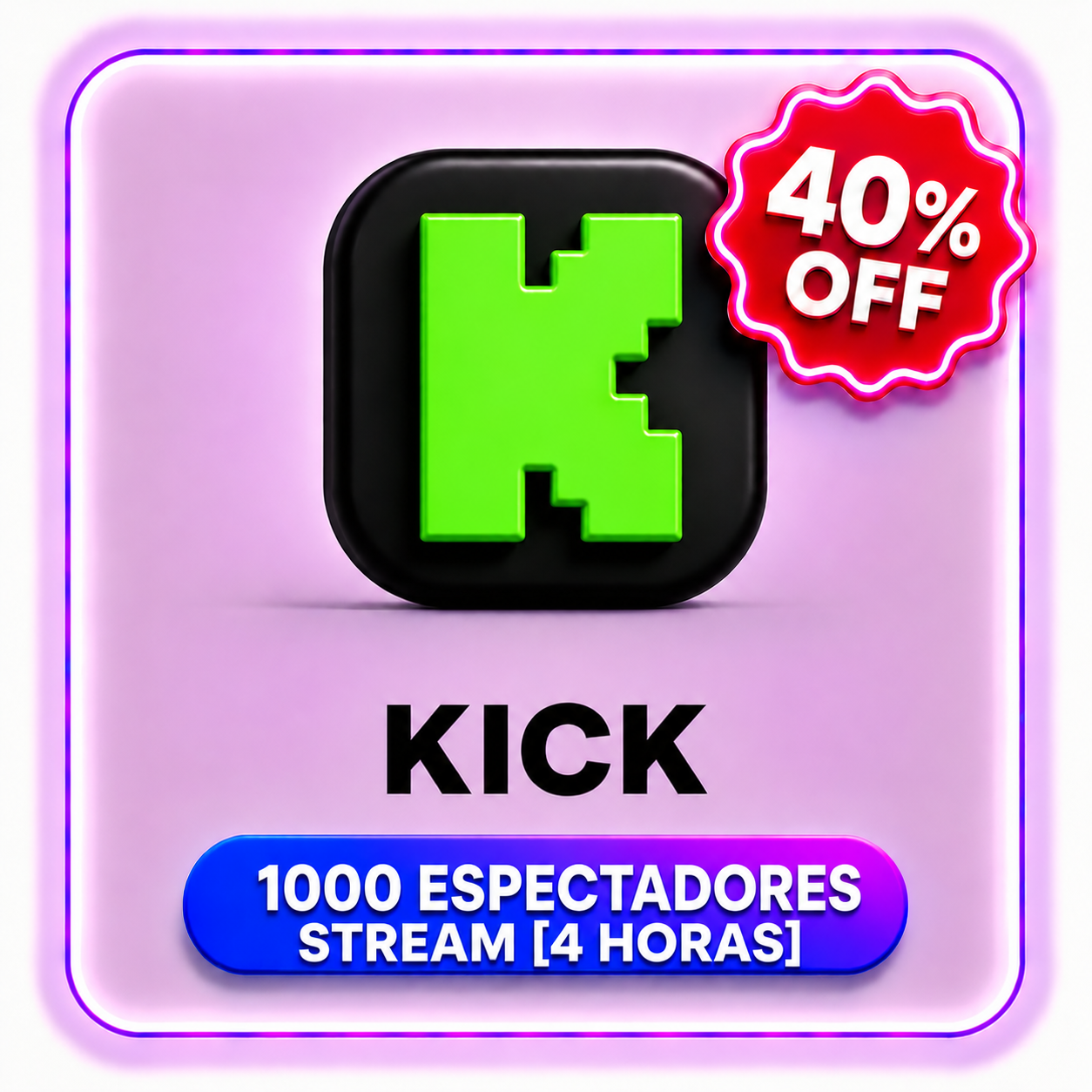 1000 ESPECTADORES STREAM [4 HORAS] KICK