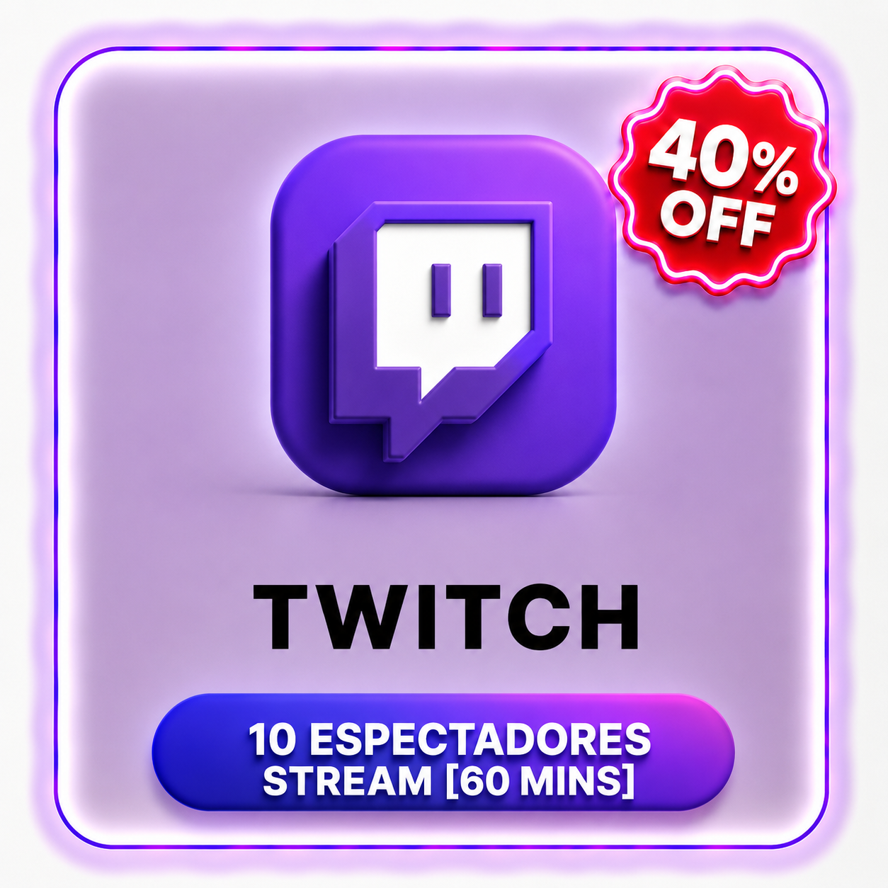 10 TWICH ESPECTADORES STREAM ( 60 MINS )
