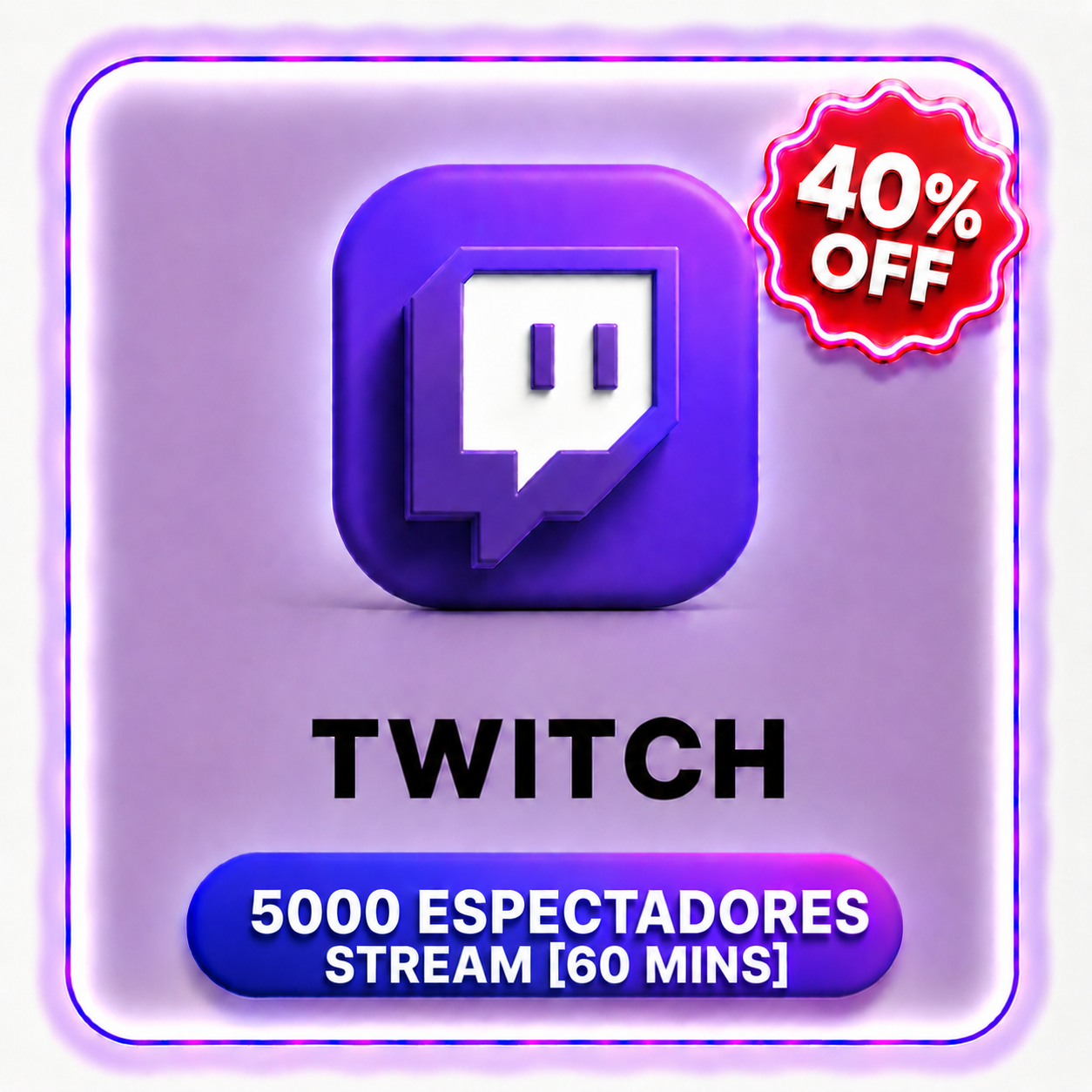 5000 TWICH ESPECTADORES STREAM ( 60 MINS )