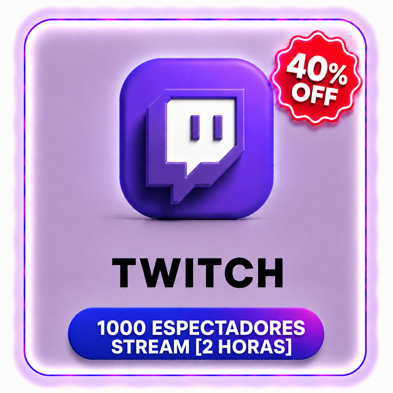 1000 TWICH ESPECTADORES STREAM ( 2 HORAS )