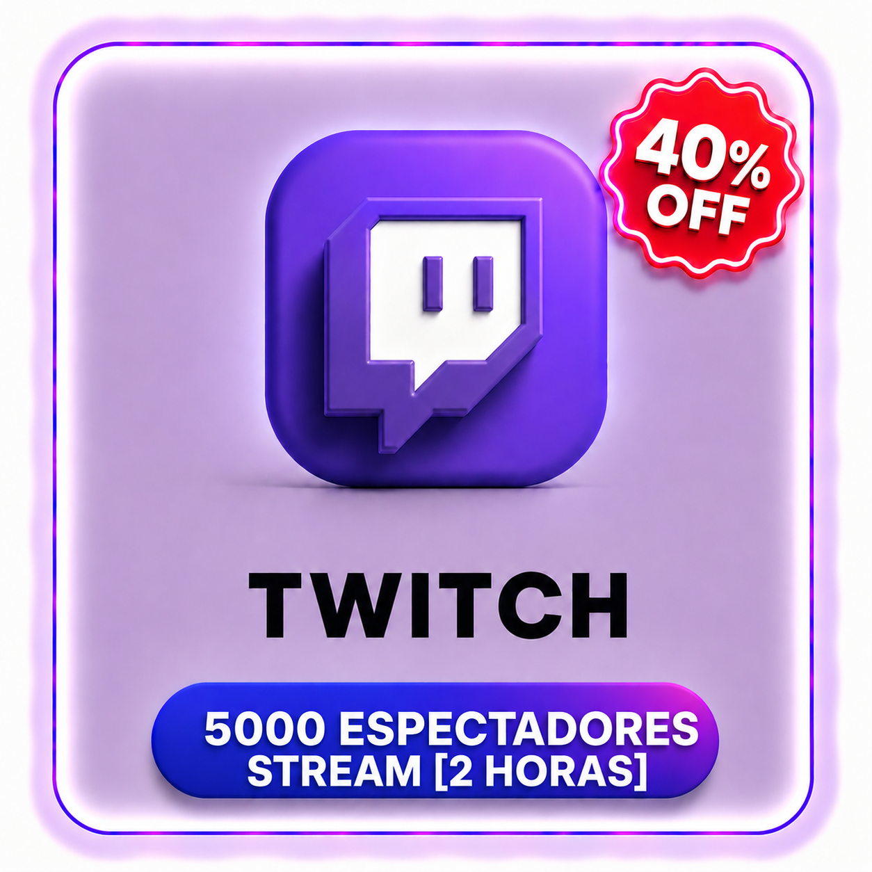5000 TWICH ESPECTADORES STREAM ( 2 HORAS )