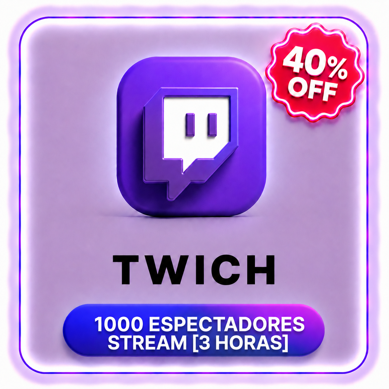 1000 ESPECTADORES STREAM ( 3 HORAS )