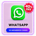 50 MIEMBROS CANAL WHATSAPP