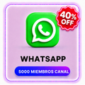 5000 MIEMBROS CANAL WHATSAPP