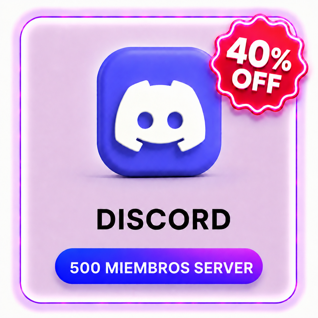 500 MIEMBROS SERVER DISCORD