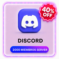 2000 MIEMBROS SERVER DISCORD