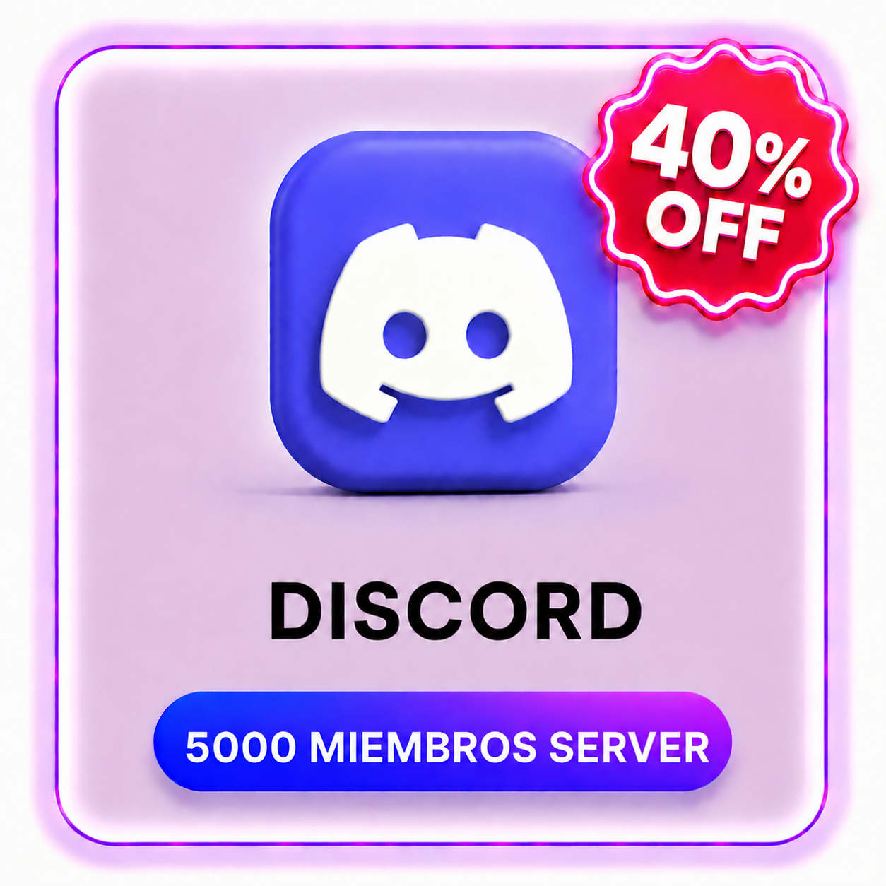 5000 MIEMBROS SERVER DISCORD