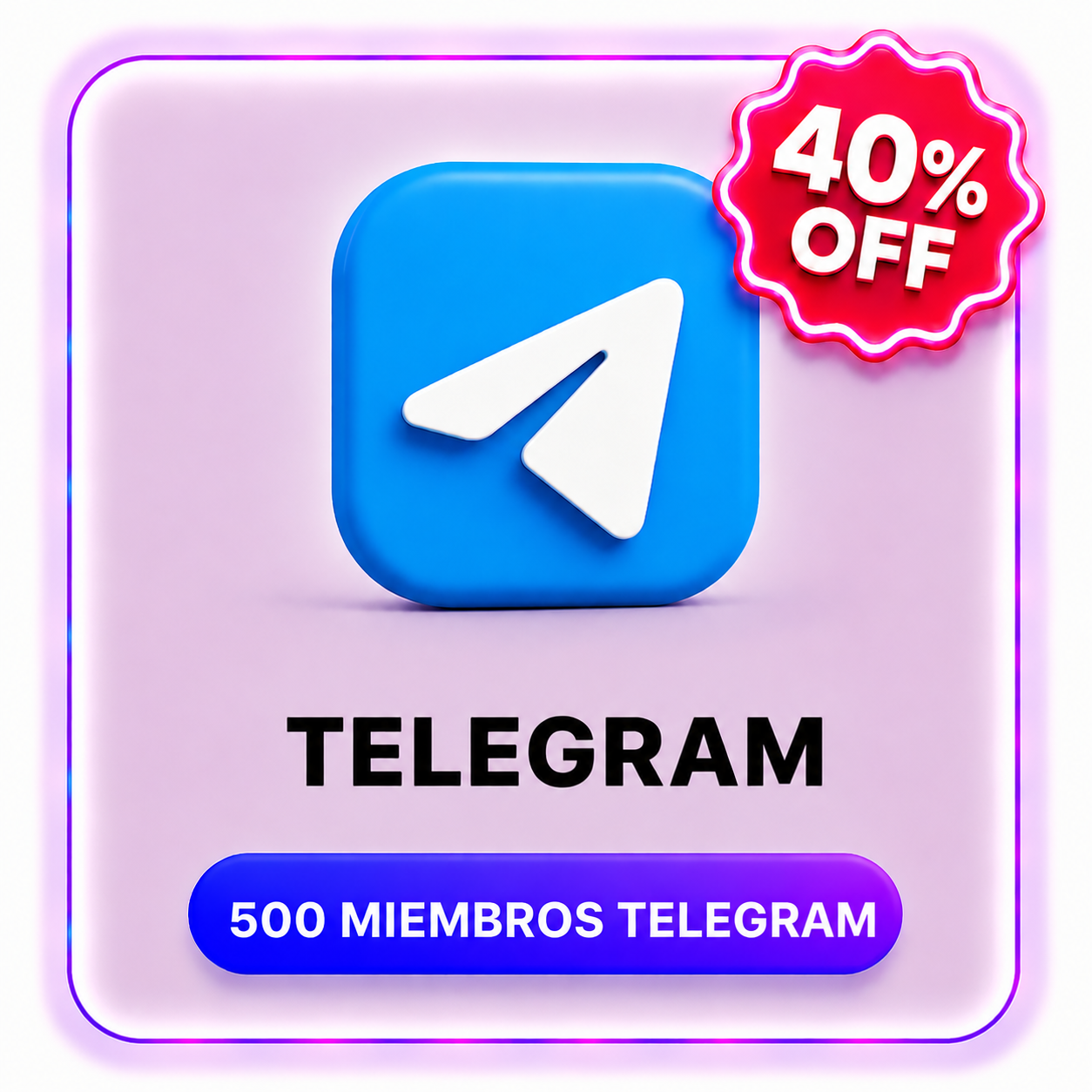 500 MIEMBROS TELEGRAM
