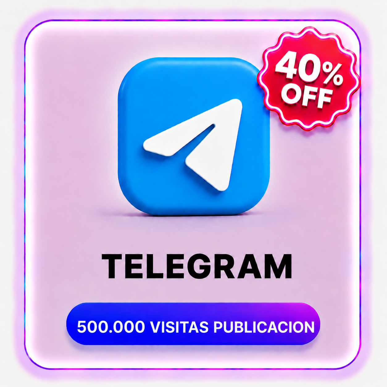 500.000 VISITAS PUBLICACION TELEGRAM