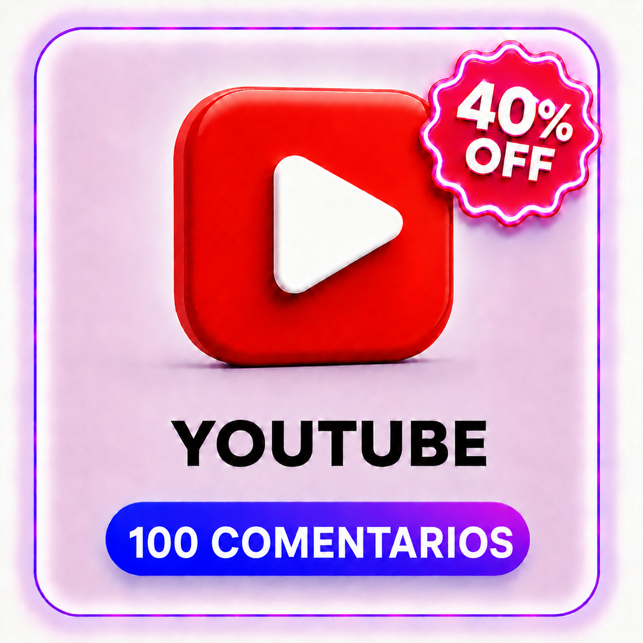 100 COMENTARIOS YOUTUBE