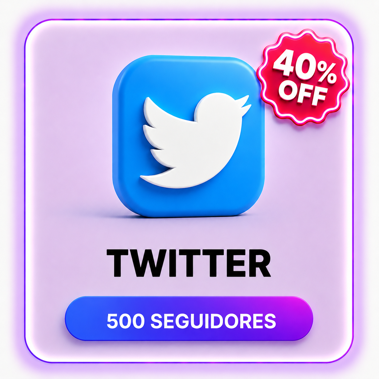 500 SEGUIDORES TWITTER