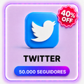 50000 SEGUIDORES TWITTER