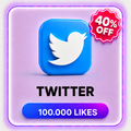 100000 LIKES TWITTER