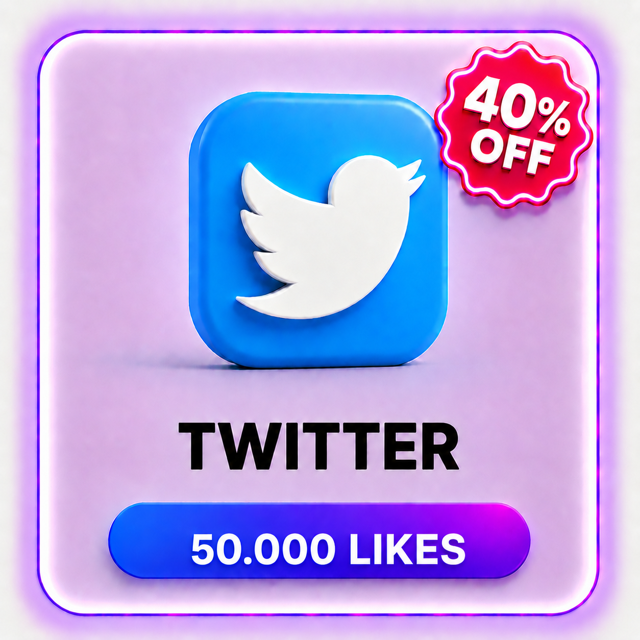 50000 LIKES TWITTER