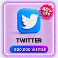 500000 VISITAS TWITTER