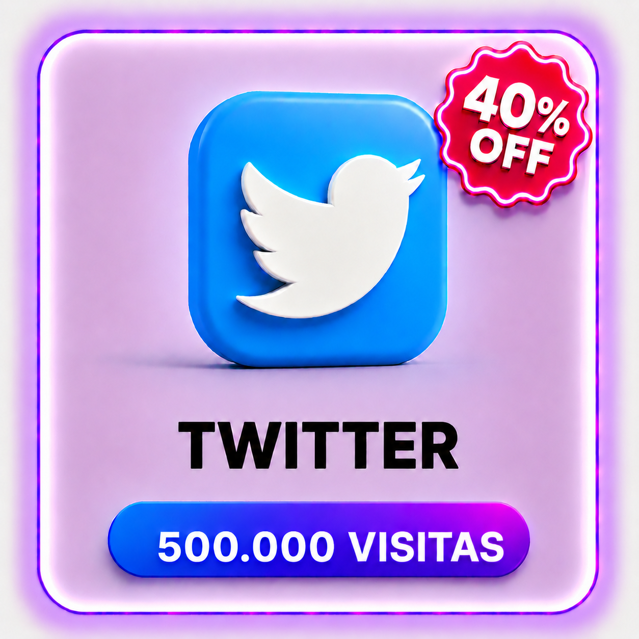 500000 VISITAS TWITTER