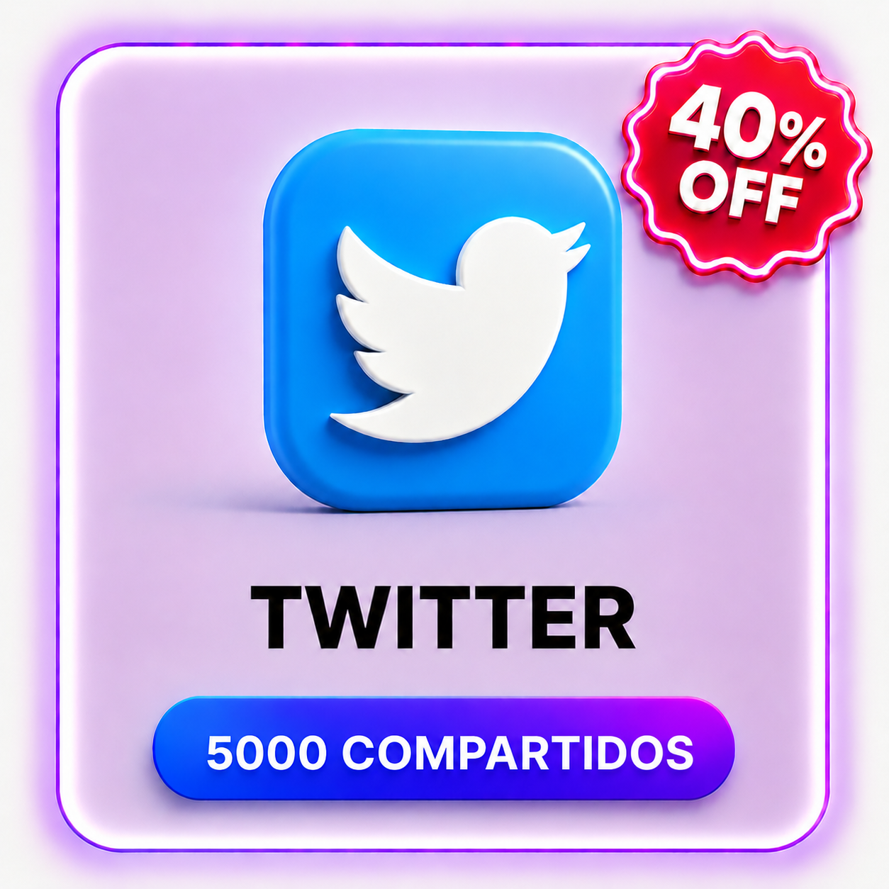 5000 COMPARTIDOS TWITTER