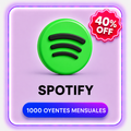1000 OYENTES MENSUALES SPOTIFY