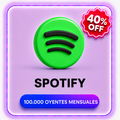 100000 OYENTES MENSUALES SPOTIFY