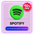 1000000 REPRODUCCIONES CANCION/ALBUM SPOTIFY